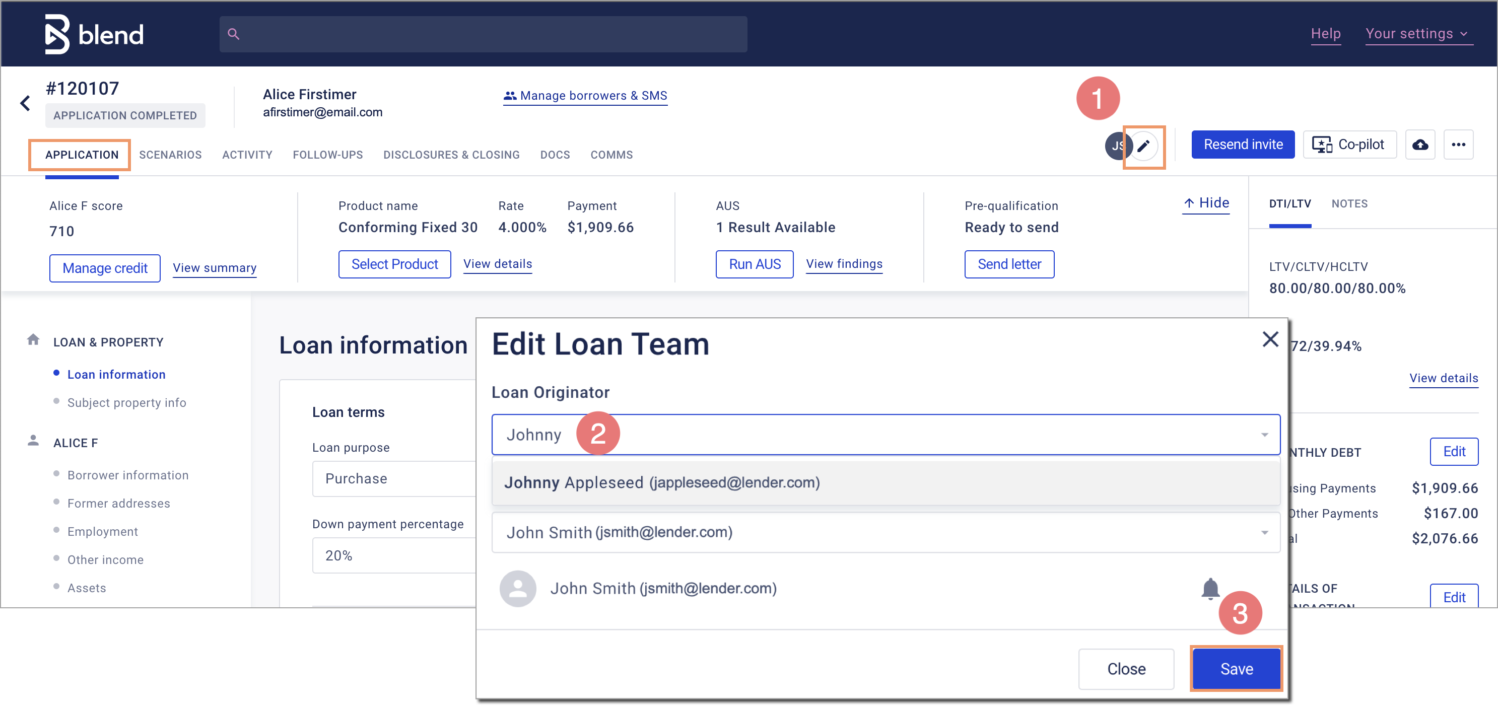 update-the-loan-team-on-an-application-blend-help-center